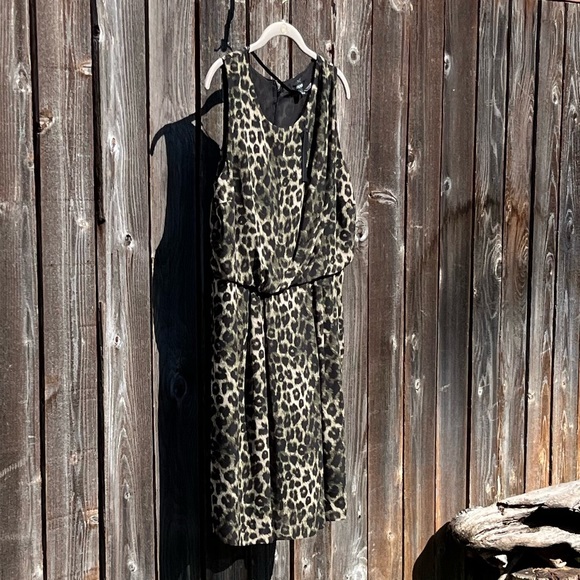 Apt. 9 leopard print sleeveless dress size 14 - Picture 14 of 17